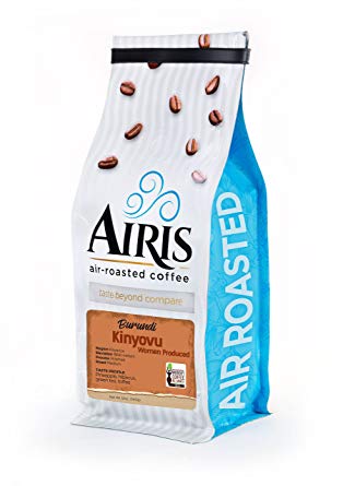 Burundi Kinyovu Coffee, Whole Bean, Women Grown/Produced, AIR ROASTED COFFEE by Airis Coffee Roasters (12oz)