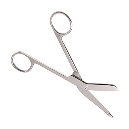 Mabis Precision Lister Bandage Scissors Shears, Stainless Steel, 4.5 Inches