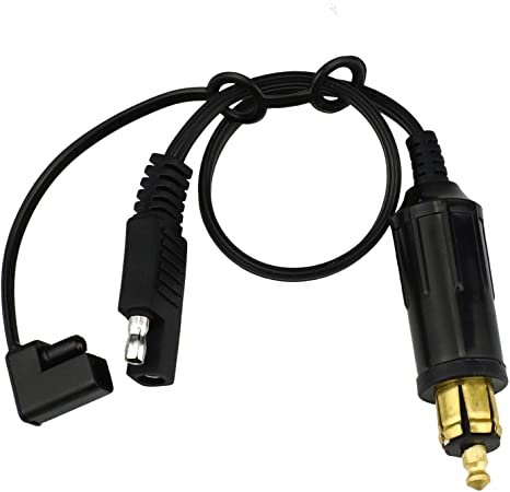 Cllena DIN Hella Powerlet Plug to SAE Adapter Connector for BMW Motorcycle