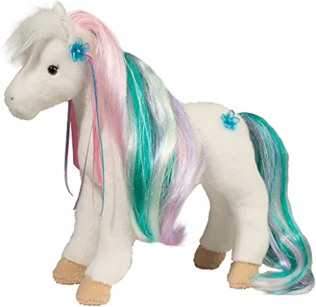 Douglas Rainbow Princess Horse Plush Stuffed Animal