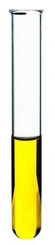 25x150mm Test Tube with Rim (Pack of 16), Round Bottom Borosilicate Glass - Eisco Labs