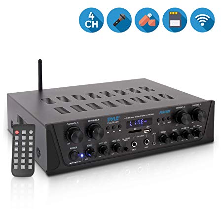 Pyle Bluetooth Stereo Amplifier Receiver