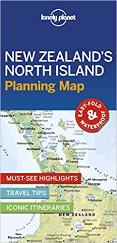 Lonely Planet New Zealand's North Island Planning Map 1