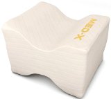 Knee Pillow Pain Relief For Sciatic Nerve  Leg  Back  Pregnancy - Memory Foam Wedge With Breathable Cover