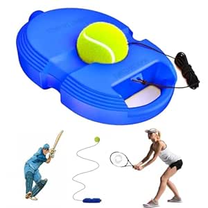 BELOXY Tennis Trainer Rebound Ball,Solo Tennis Training Equipment for Self-Pracitce,Portable Tool,Tennis Rebounder Kit,Including Toys (No Racket Included) (Multi)