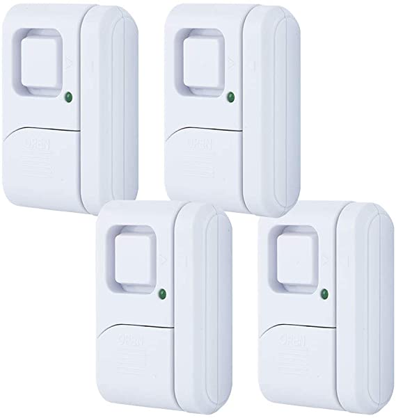 GE JAS45174, Magnetic Indoor Window Alarms (4-Pack)