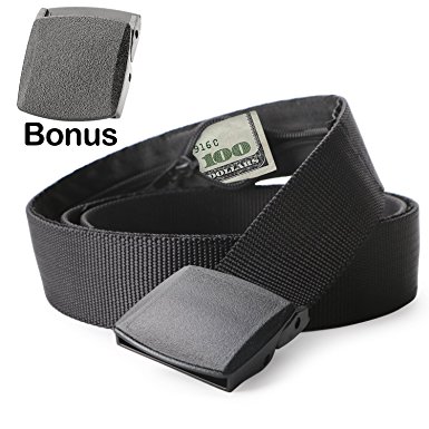 JASGOOD Nylon Canvas Breathable Military Tactical Men Waist Belt With Plastic Buckle