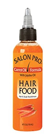 Salon Pro Hair Food Carrot Oil Formula With Jojoba Oil 4 oz