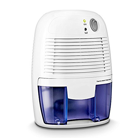 Dehumidifier, Mini Dehumidifier for Home TOPELEK Compact and Portable 500ML Air Dehumidifier Machine Whisper-Quiet Lightweight for Moisture, Damp, Mould in Kitchen, Bedroom, Office, Bathroom, Garage