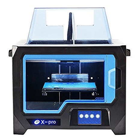 QIDI TECHNOLOGY 3D PRINTER New Model ： X -pro ,4.3 Inch Touch Screen,Dual Extruder With 2 Spool of Filament,Works With ABS And PLA