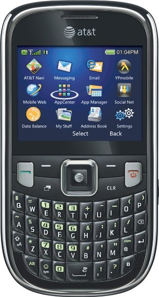 ZTE Z431 Unlocked GSM Phone with 2.4" Display, 2MP Camera, QWERTY Keyboard, GPS, SNS Integration, Muisic Player and microSD Slot - Black