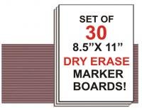 NEOPlex Student Laptop Dry Erase Marker Board - Set of 30