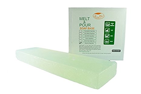 Soapy Twist Aloe Vera Melt and Pour Soap Base ( 1 Kg)
