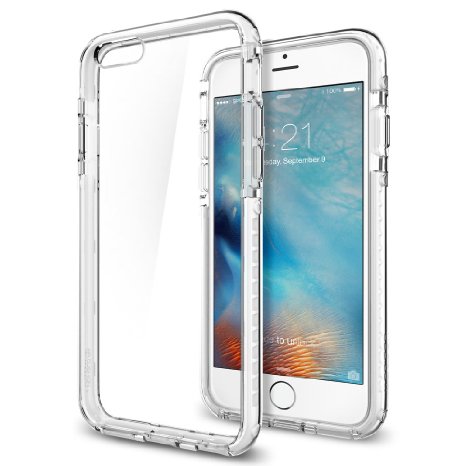 iPhone 6s Case, Spigen® [Ultra Hybrid TECH] AIR CUSHION [Crystal White] Slim Highly Durable   Flexible TPU Bumper Protection for iPhone 6s (2015) - Crystal White (SGP11740)