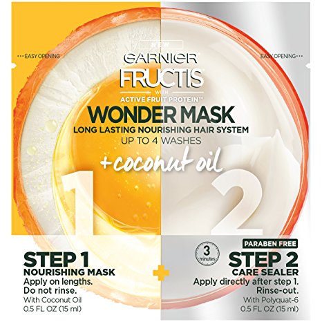Garnier Fructis Coconut Wonder Mask Treatment, 1 fl. oz.