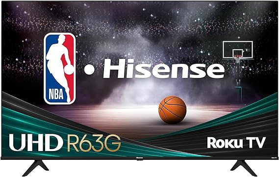 Hisense 43R63G-43 4K UHD HDR LED Roku Smart TV-2023