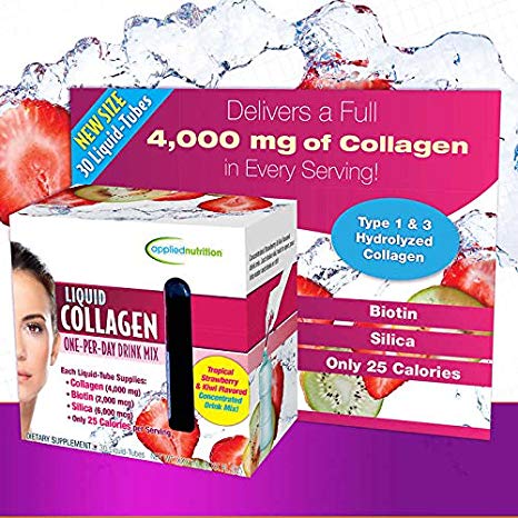 Applied Nutrition Liquid Collagen Skin Revitalization, Limited Value One Pack DyjJF%vr(30 Count Total)