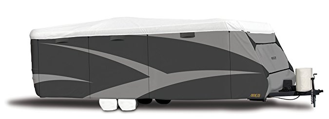 ADCO  34839 Designer Series Gray/White 15' 1" - 18' DuPont Tyvek Travel Trailer Cover