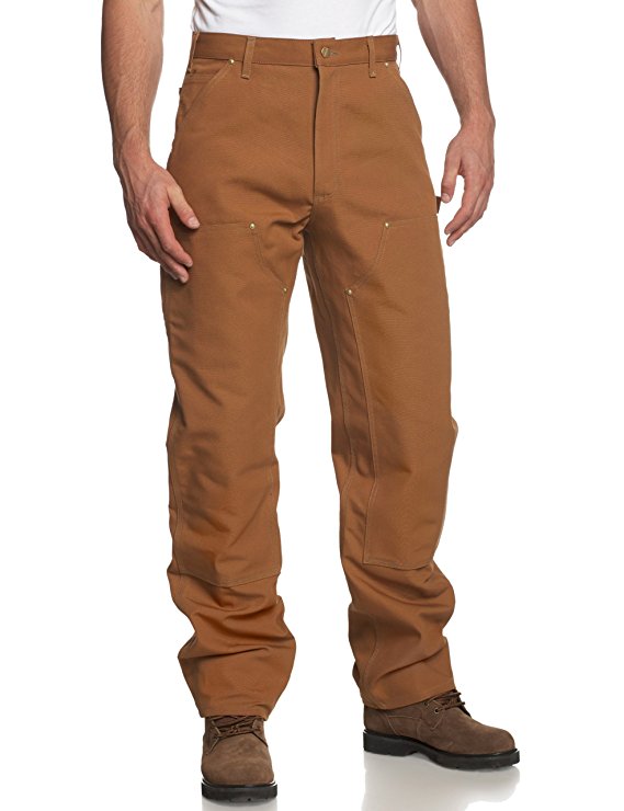 Carhartt Men's Double Front Duck Utility Work Dungaree Pant B01