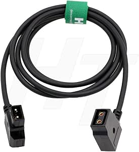 D-tap P-tap Male to Female Power Extension Cable for Anton-Bauer IDX V-Mount Gold Mount Battery (1.5m)