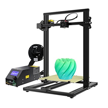 Foxnovo CR-10 3D Printer Pre-assembled with Heated Bed, SD Card and PLA Filament in Large Print Size 11.8"x11.8"x15.8"
