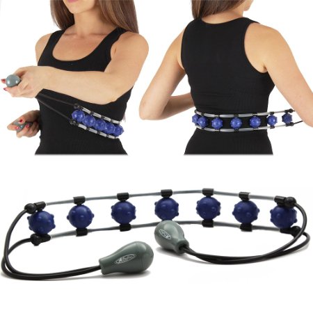Aylio Self Massager with 7 Rolling Beaded Balls