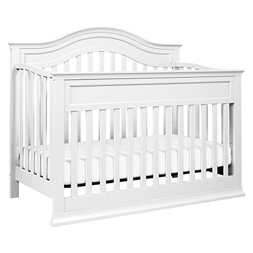 DaVinci Brook 4-in-1 Convertible Crib with Toddler Rail, White