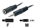 StarTech.com 6 ft 3.5mm Stereo Extension Audio Cable - M/F - 6ft stereo Extension Cable - 3.5mm audio - 6ft Stereo Audio Cable