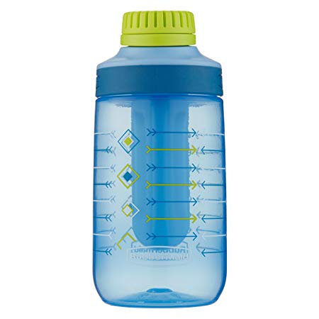 Rubbermaid  Leak-Proof Chug Kids Water Bottle, Blue Ice Stick, Skinny Arrows