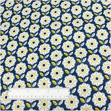 Polyurethane Laminate (PUL) Pre-Cut Fabric by The Meter. Waterproof and Breathable. Perfect for Cloth Diapers and Similar Projects. 1 Meter, Floral