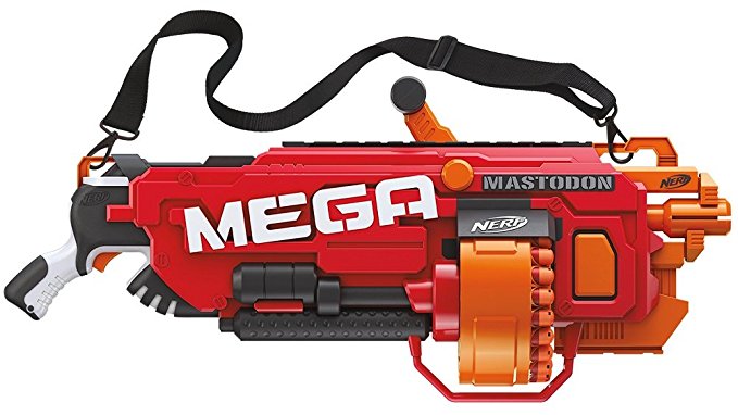 Nerf N-Strike Mega Mastodon Mega Blaster and 72 Mega Darts