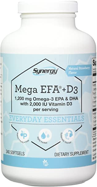 Vitacost Mega EFA-D3 Omega-3 EPA & DHA - 2,126 mg per Serving - 240 Softgels