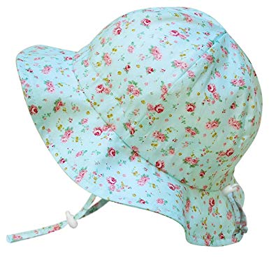 Twinklebelle Baby Toddler Kids Breathable Sun Hat 50 UPF, Adjustable for Grow, Stay-on