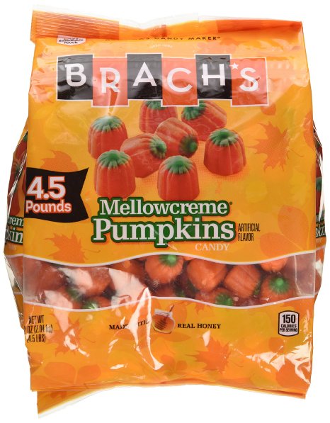 Brach's Pumpkin Mellowcremes Fall Candy, 4.5 Pound