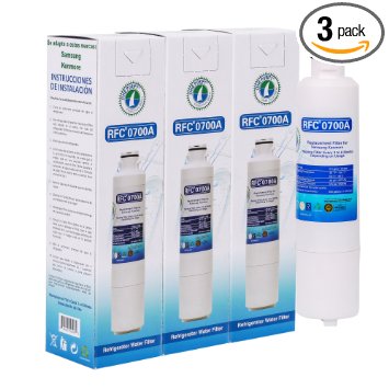 OnePurify RFC0700A3PK Samsung DA29-00020B HAF-CIN/EXP Compatible Refrigerator Water Filter (3 Pack)