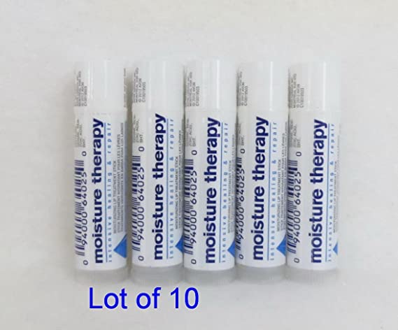 Lot of 10 Avon Moisture Therapy Intensive Lip Balm Treatment 0.15 Oz Each (Moisture Therapy Intensive)