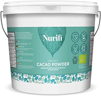 1KG Organic Cacao Powder - by Nurifi - Peruvian Cacao, Raw, Natural & Vegan