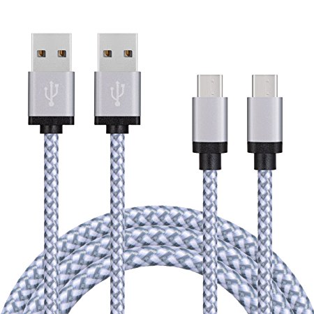 USB C Cable 2 Packs 1.8 Meters/6ft White