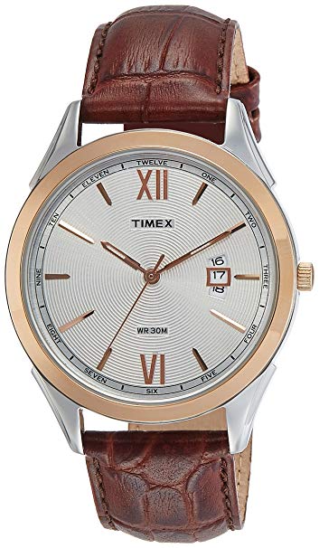 Timex Analog Silver Dial Men's Watch - TW000Y909