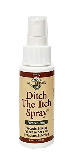 All Terrain Natural Ditch the Itch Spray 2oz, Helps Relieve Minor Skin Irritations & Itching, Helps With Poison Ivy, Insect Bites, Rashes