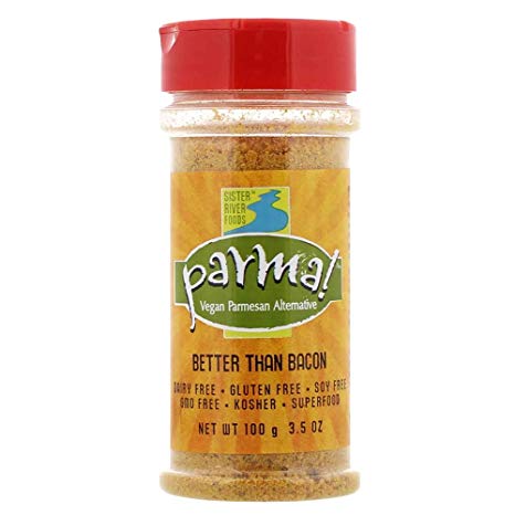 Parma! Vegan Parmesan - Better than Bacon, Dairy-Free and Gluten-Free Vegan Cheese (3.5 Ounces)