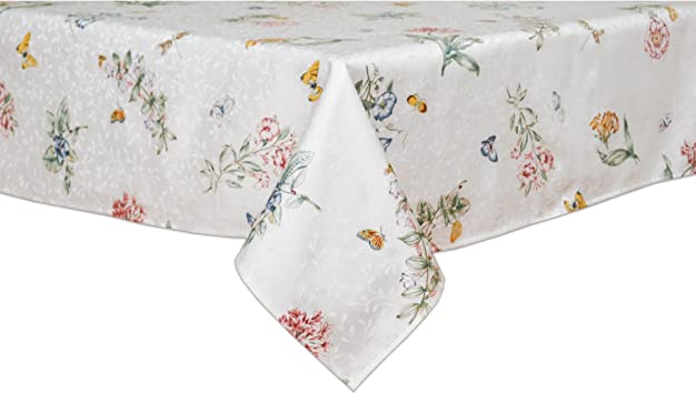 Lenox Butterfly Meadow 60-inch by 102-inch Oblong / Rectangle Tablecloth