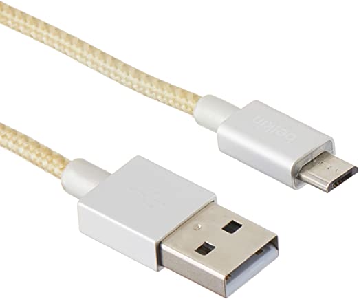 Belkin 4-Foot MIXIT Metallic Micro USB Cable (Silver)