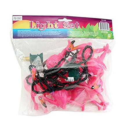 Pink Flamingo Party Lights - 7 ft String