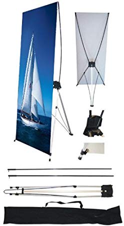 Wall26 24" x 63" X Banner Stand For Trade Show/Store Display 1PCS