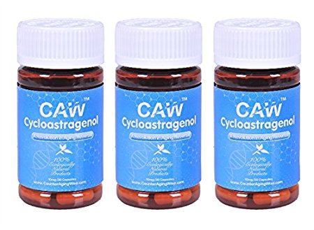 CAW Anti-aging Supplement | Hypersorption Cycloastragenol 98% | 10mg 90enteric-coated Capsules