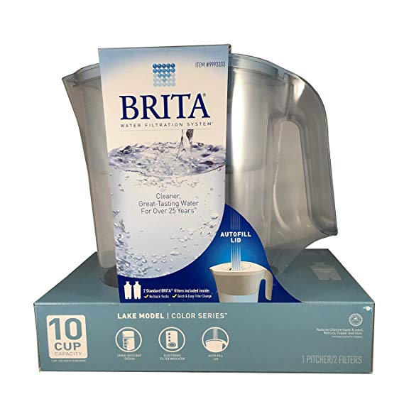 Brita Lake Model color series Blue 10 cup pitcher