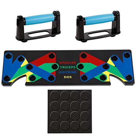 HEYNEMO Push Up Board Training System 9 in 1 Portable Push Up System for Fitness Training
