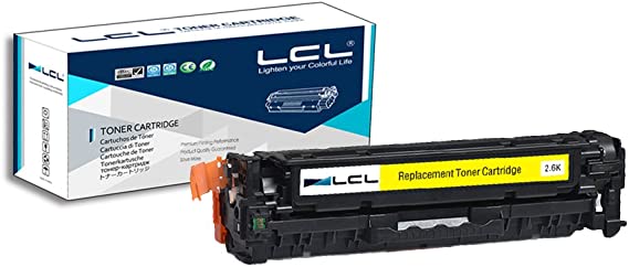 LCL Remanufactured Toner Cartridge Replacement for HP 305A CE412A M351 M375nw M451nw M451dn M451dw M475dn M475dw (1-Pack Yellow)