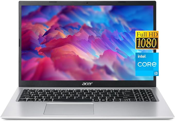 acer Newest Aspire 3 15.6" FHD Slim Laptop Computer, 16GB RAM, 1TB PCIe SSD, Dual-Core Intel Processor, Numeric Keyboard, HDMI, Webcam, WiFi, Ethernet Port, Windows 11 Home, w/CUE Accessories